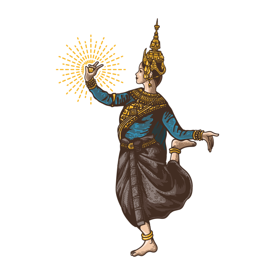 Mekhala dancer symbol